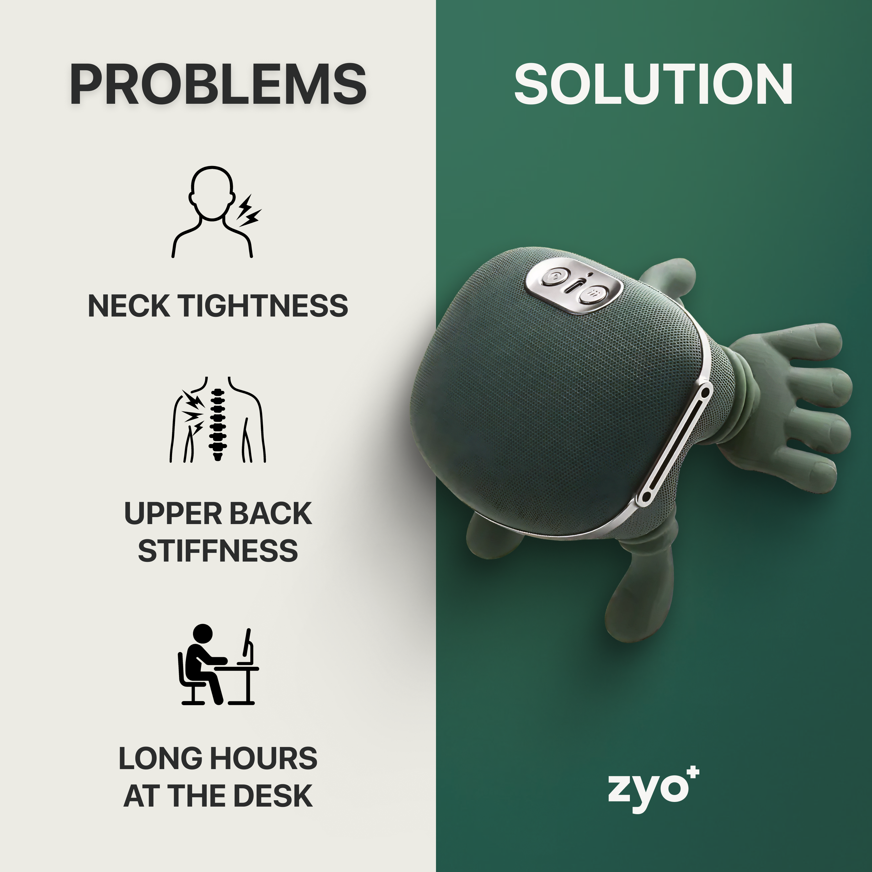 ZyoTouch™ Neck & Back Massager